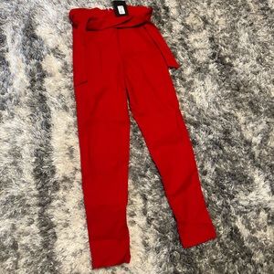 Knot your girl pants red fashion, nova